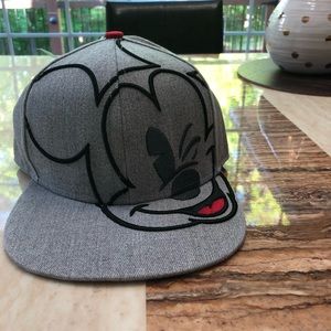 Men’s flat bill Mickey Mouse cap